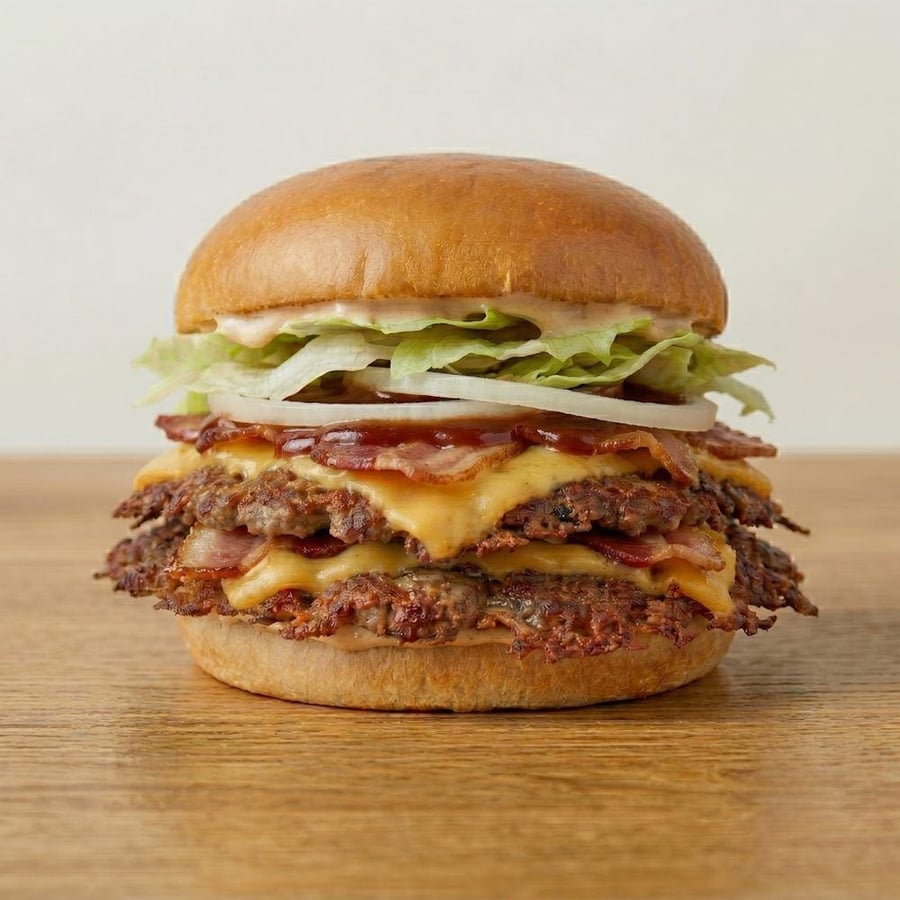 BBQ Burger Menü