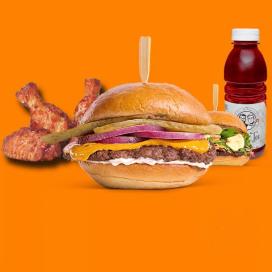 Burger meets Chicken Menü