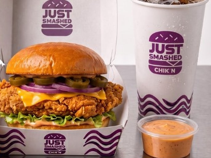 Crunchy Chik'n Burger Menü
