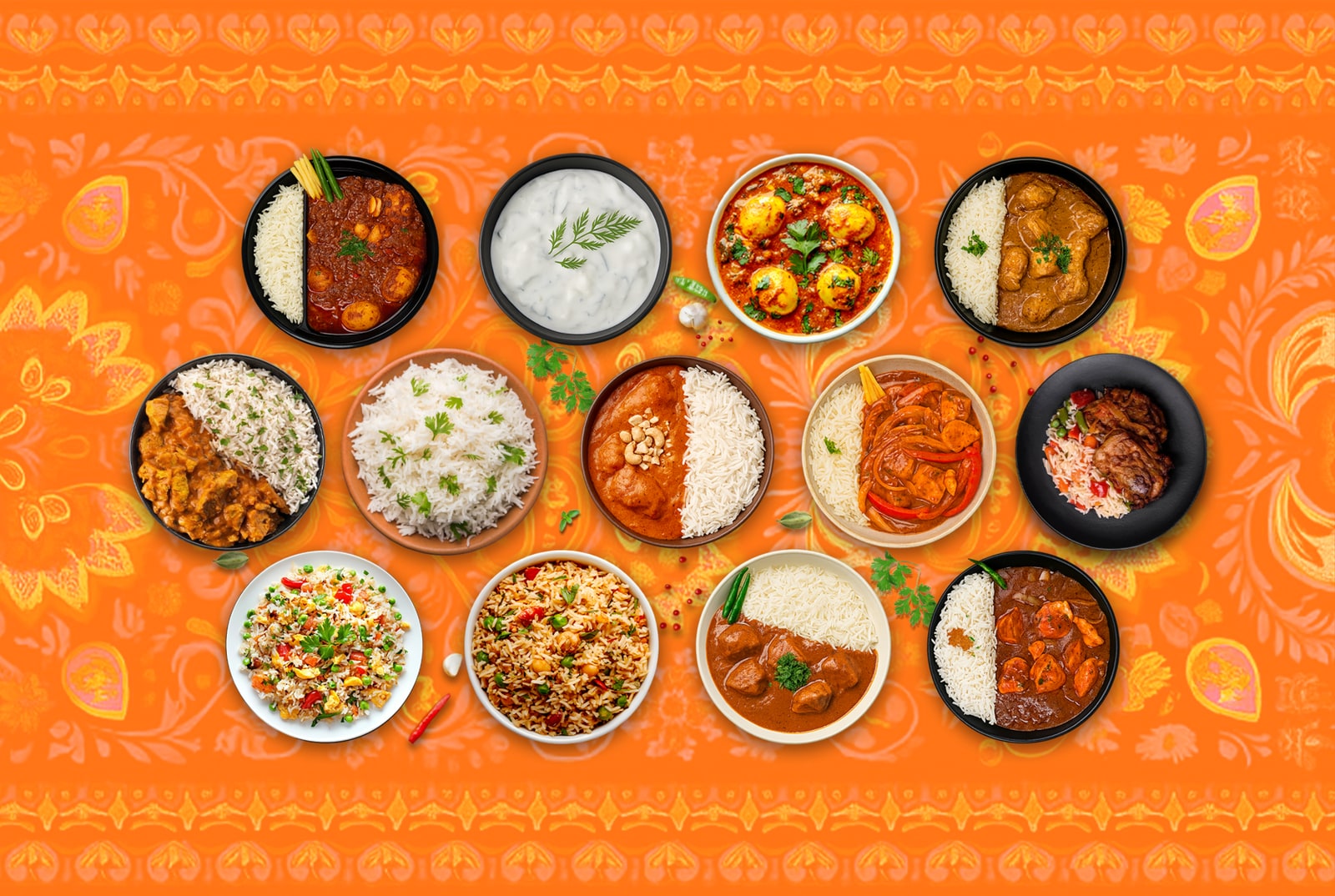 Dadi's & Nani's Hint mutfağı yemekleri