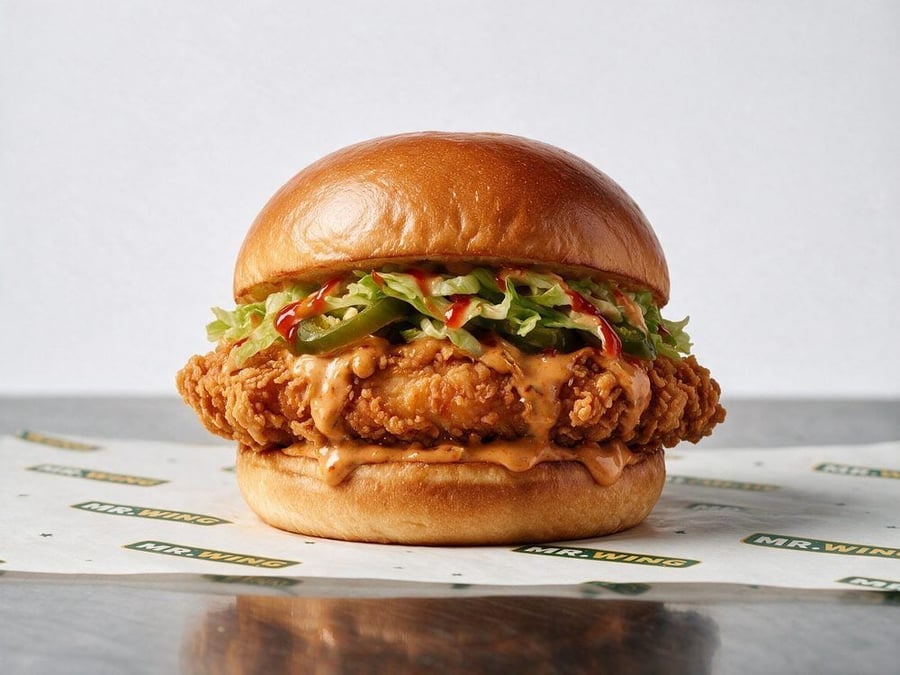 Korean Fried Burger