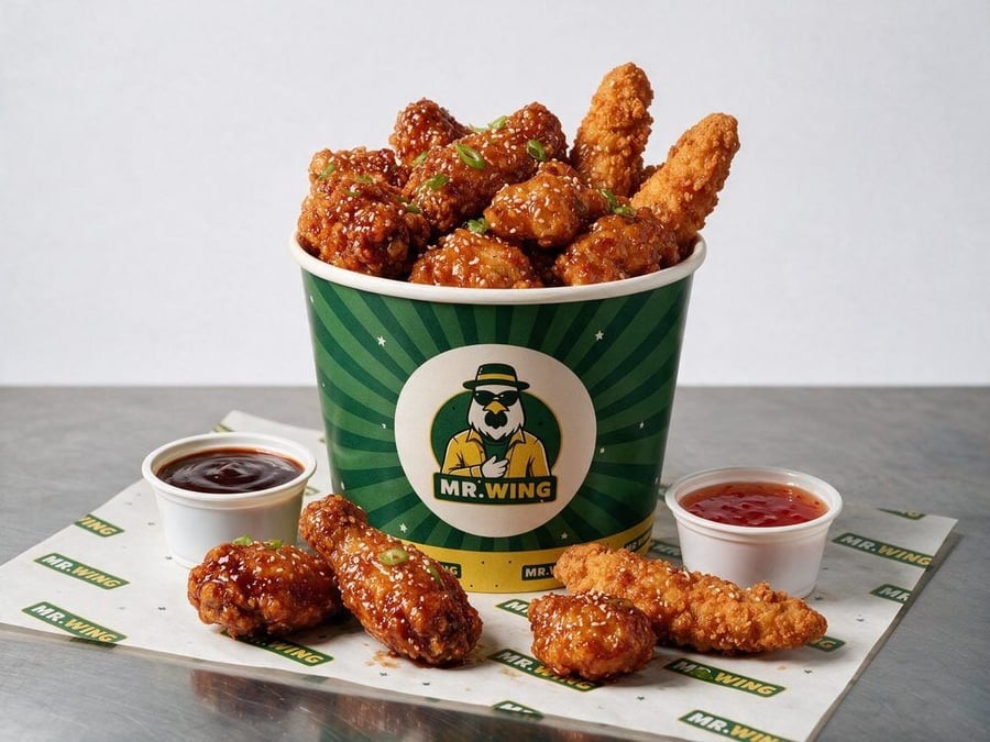 Wings, Tenders & Boneless Kovası (15 Adet)