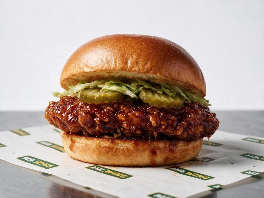 Sticky BBQ Burger